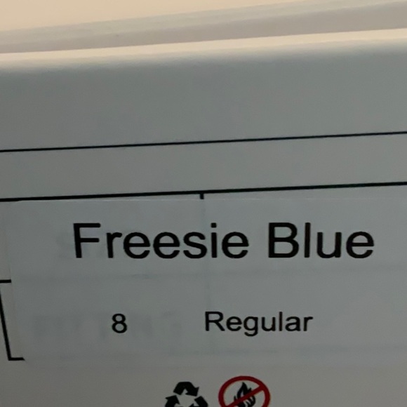 Fuchsia Women's Blue and Gold Loafers - Picture 9 of 10